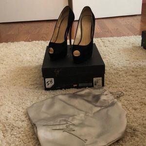 Giuseppe Zanotti Sharon Platform Pumps Size 9 Nero